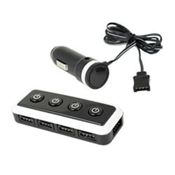 Custom Accessories 12 V Black Power Hub 1 pk