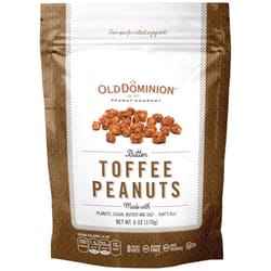 Hammond's Candies Old Dominion Butter Toffee Peanuts 6 oz Bagged