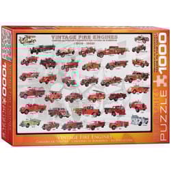 Eurographics Vintage Fire Engines Jigsaw Puzzles Multicolored 1000 pc