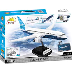 COBI Boeing 737-8 Airplane Block Set Blue/White 340 pc