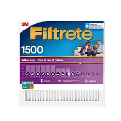 Filtrete 24 in. W X 24 in. H X 1 in. D 1500 MPR Pleated Allergen Air Filter 1 pk