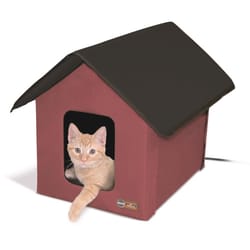 K&H Pet Prodcuts Polyester Cat House Red 17 in. H X 19 in. W X 22 in. D