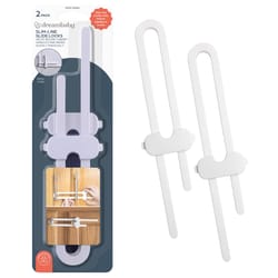 Dreambaby White Plastic Slide Lock 2 pk