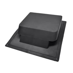 Master Flow 3.68 in. H X 17.5 in. W X 18.5 in. L Black Resin Roof Vent