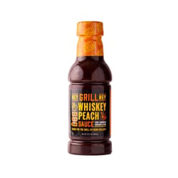 Hey Grill Hey Whiskey Peach BBQ Sauce 18 oz