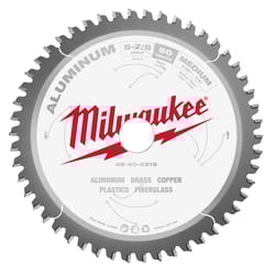 Milwaukee 5-7/8 in. D X 20 mm Carbide Tipped Circular Saw Blade 50 teeth 1 pk