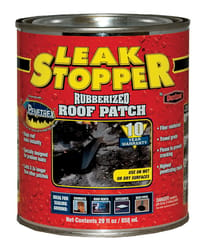 Leak Stopper Gloss Black Rubber Roof Patch 29 oz