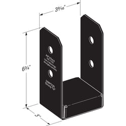 Simpson Strong-Tie APVB 6.75 in. H X 3 in. W 16 Ga. Steel Adjustable Post Base