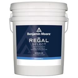 Benjamin Moore Regal Select Eggshell Super White Paint and Primer Interior 5 gal