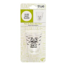 True Clear Glass Shot Glass 1.5 oz