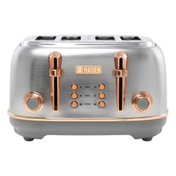 Haden Stainless Steel Silver 4 slot Toaster 8 in. H X 13 in. W X 12 in. D