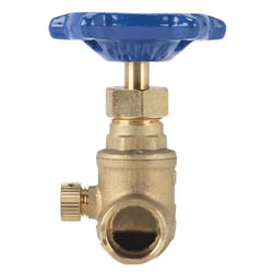 Homewerks 1/2 in. Sweat X 1/2 in. Sweat Brass Stop and Waste Valve