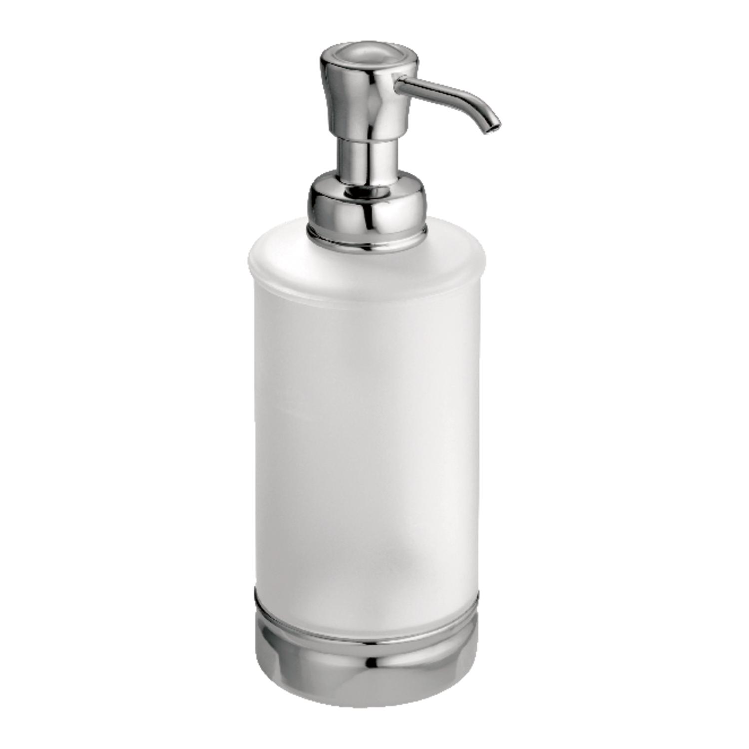 UPC 081492433873 product image for Interdesign 8 Oz. Clear Frost York Soap Pump (43387) | upcitemdb.com