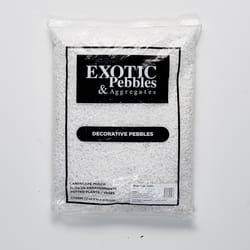Exotic White Stone Deco Pebbles 20 lb