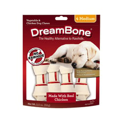 DreamBone Chicken/Vegetables Chews For Dog 11 oz 4 pk