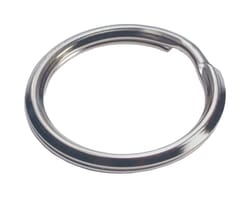 HILLMAN 7/8 in. D Tempered Steel Silver Split Rings/Cable Rings Key Ring