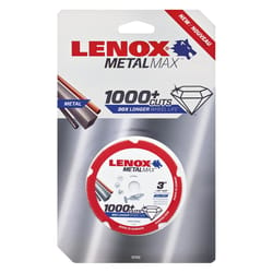 Lenox MetalMax 3 in. D X 3/8 in. Diamond/Metal Metal Cut-Off Blade 1 pc