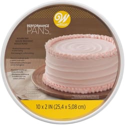 Wilton 10 in. Aluminum Round Cake Pan Silver