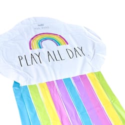 CocoNut Float Rae Dunn Rainbow PVC/Vinyl Inflatable Play All Day Splash Runner