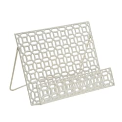 Tripar 7.9 in. H X 10.75 in. L White Metal Cookbook Stand