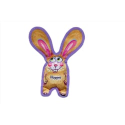 Fuzzu All Ears Multicolored Polyester Hopper Dog Toy Medium 1 pk