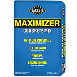 Sakrete Maximizer Concrete Mix 80 lb Gray