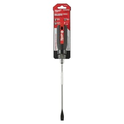 Milwaukee 3/8 in. X 8 in. L Slotted Cushion Grip Screwdriver 1 pc