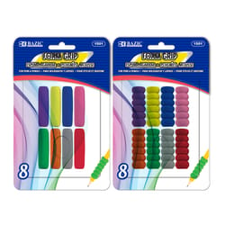 Bazic Products Assorted Pencil/Pen Grip 8 pk