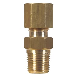 JMF Company 1/4 in. Compression X 1/4 in. D Male Brass Connector