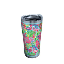 Tervis 20 oz Bright Flamingo Multicolored BPA Free Tumbler with Lid