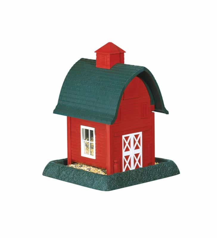 North States Barn Wild Bird 1 Lb Plastic Hopper Bird Feeder 4