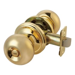 Ace Colonial Polished Brass Privacy Knob Right or Left Handed