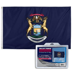 Valley Forge Michigan State Flag 36 in. H X 60 in. W