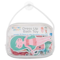 Stephen Joseph Girl/Mermaid Dress Up Bath Toy Multicolored 35 pc