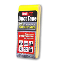 RediTape 1.88 in. W X 5 yd L Yellow Solid Pocket-Size Duct Tape