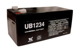 UPG UB1234 3.4 Ah Lead Acid Battery