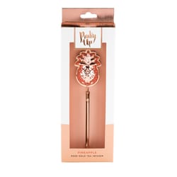 True Pinky Up Rose Gold Stainless Steel Pineapple Tea Infuser