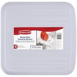 Rubbermaid 17.6 in. L X 13.8 in. W X 5.9 in. H White Steel Dish Drainer -  Ace Hardware