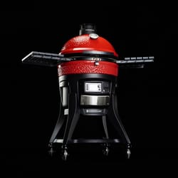 Kamado Joe 18 in. Konnected Charcoal Grill and Smoker Black/Red