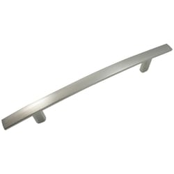 Laurey Contempo Cabinet Pull 128 in. Satin Nickel Silver 1 each