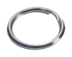 HILLMAN 3/4 in. D Tempered Steel Silver Split Rings/Cable Rings Key Ring