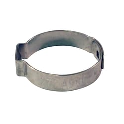 Apollo PRO 1/2 in to 1/2 in. SAE 10 Silver Pinch Clamp Stainless Steel Band