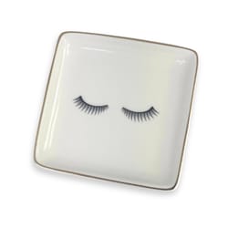 Trinket Dishes Eyelashes Tray Ceramic 1 pk