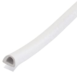 M-D Building Products White EPDM Rubber Foam Weatherstrip For Doors and Windows 204 in. L X 0.25 in.