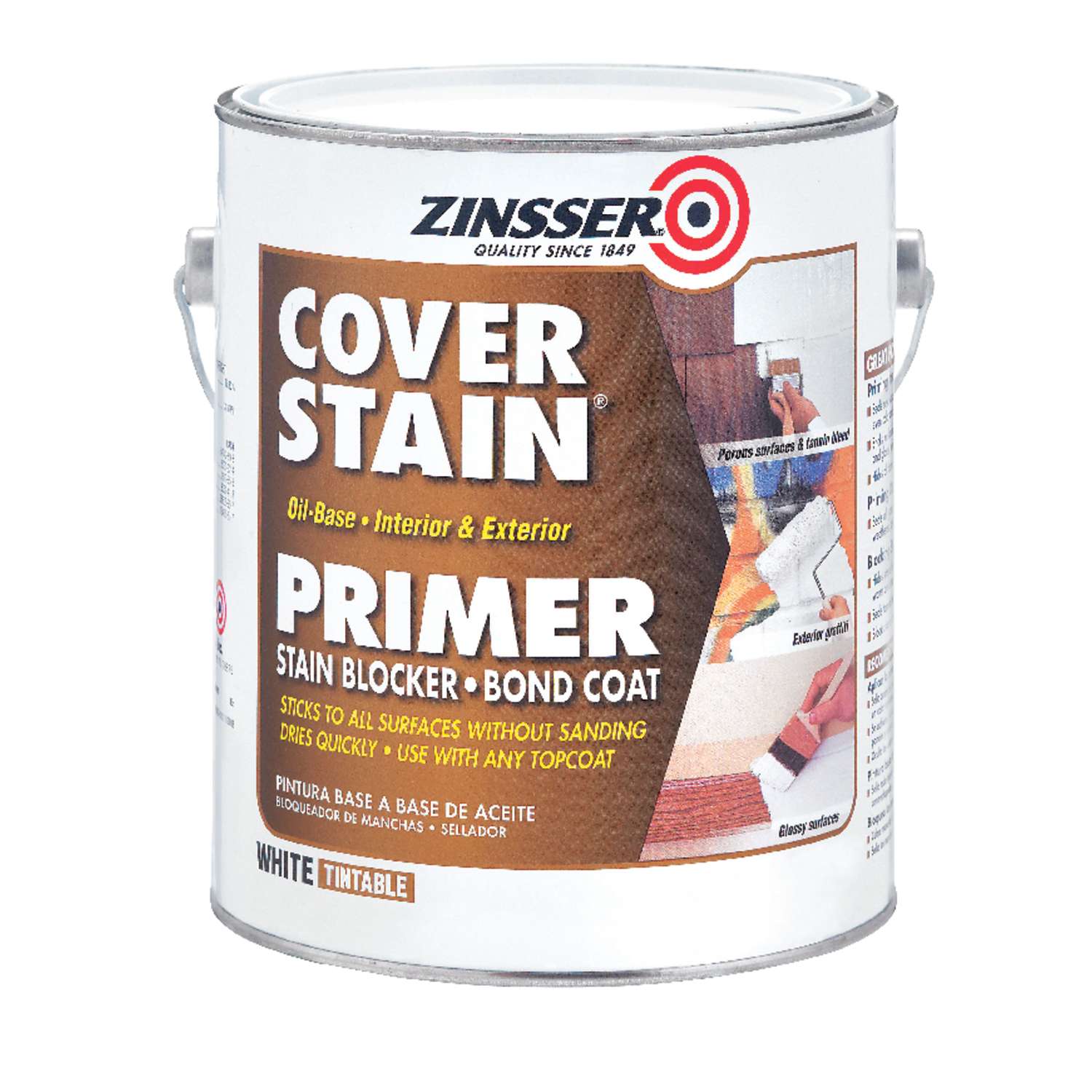 Zinsser Cover Stain White OilBased Alkyd Primer and Sealer 1 gal Ace
