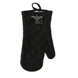 Kane Home Black Cotton Oven Mitt