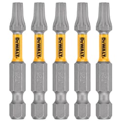 DeWalt Max Fit Torx #25 X 2 in. L Screwdriver Bit Set Steel 5 pk