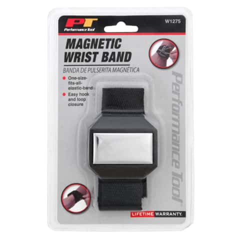 Performance Tool 7.50 in. L X 5 in. W Black Magnetic Wristband 1