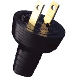 Leviton Residential Vinyl Straight Blade Plug 1-15P 18-14 AWG 2 Pole 2 Wire