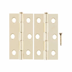 National 1-3/4 In. x 2-1/2 In. Brass Medium Decorative Hinge (2